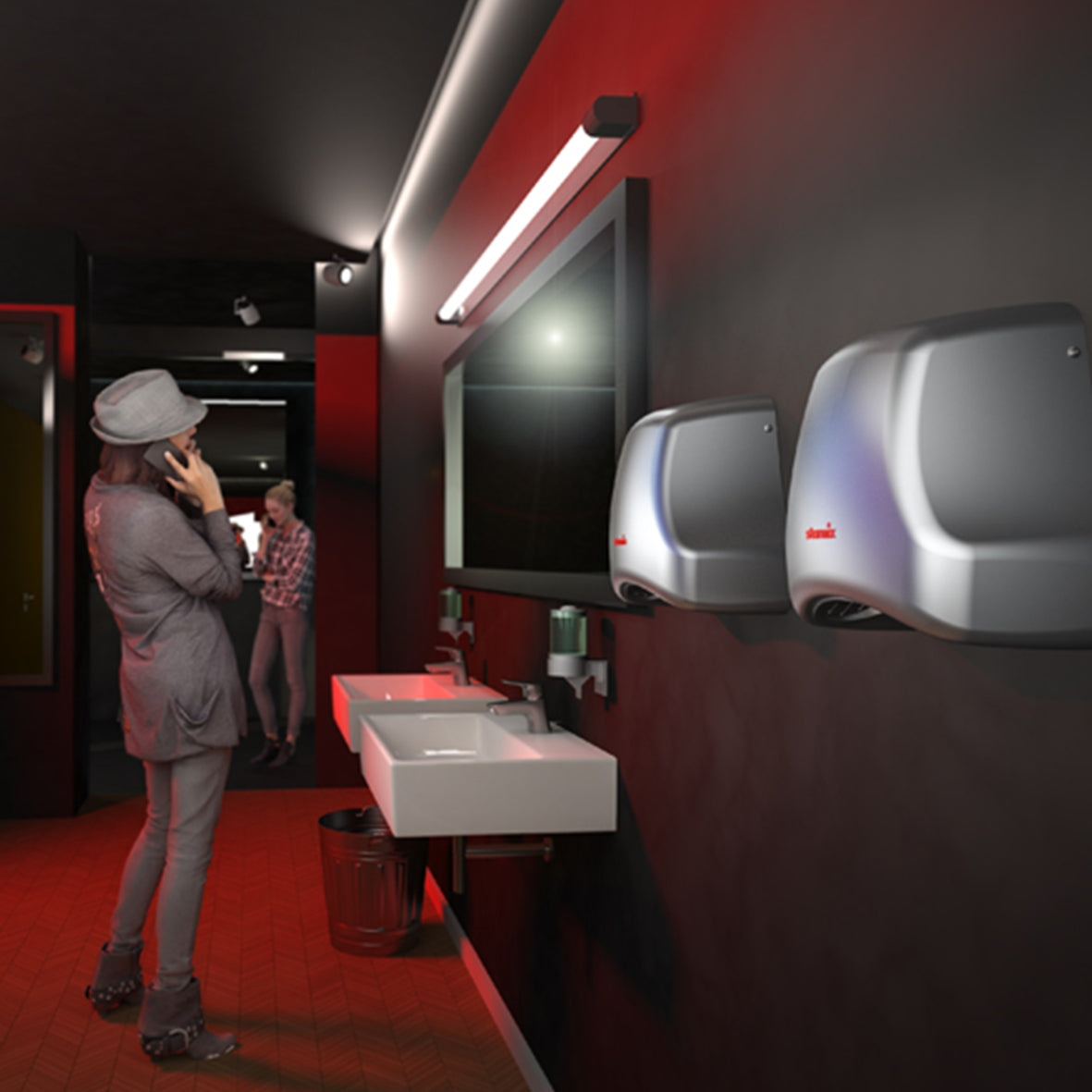 vysoušeč rukou T-C1 M (nerez, antivandal) STARMIX