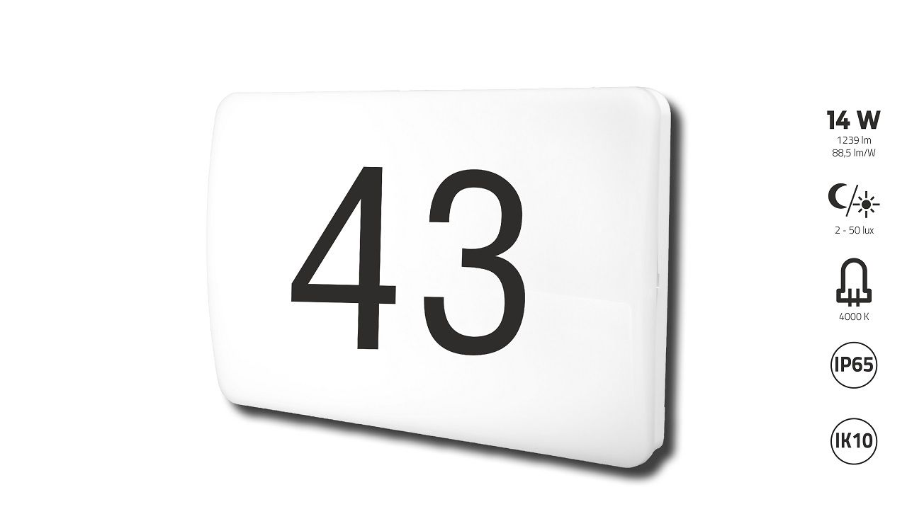 Číslicové svítidlo TWILIGHT LED 7W LANGE LIGHT