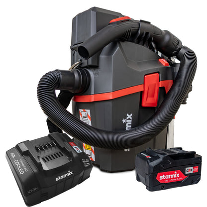 Mokro-suchý AKU vysavač Smart L 18V SET STARMIX